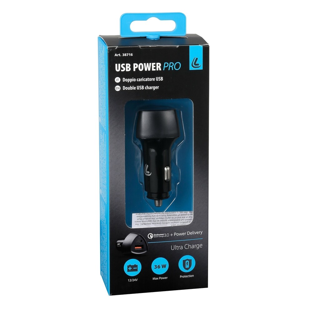 CARICABATTERIE USB POWER PRO LAMPA 38716