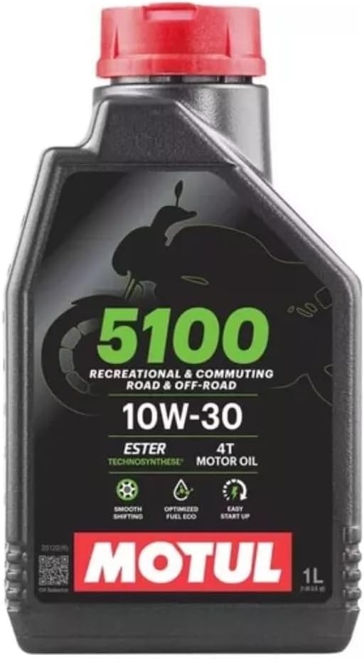 OLIO MOTO 4T 5100 10W30 1 LT MOTUL 104062