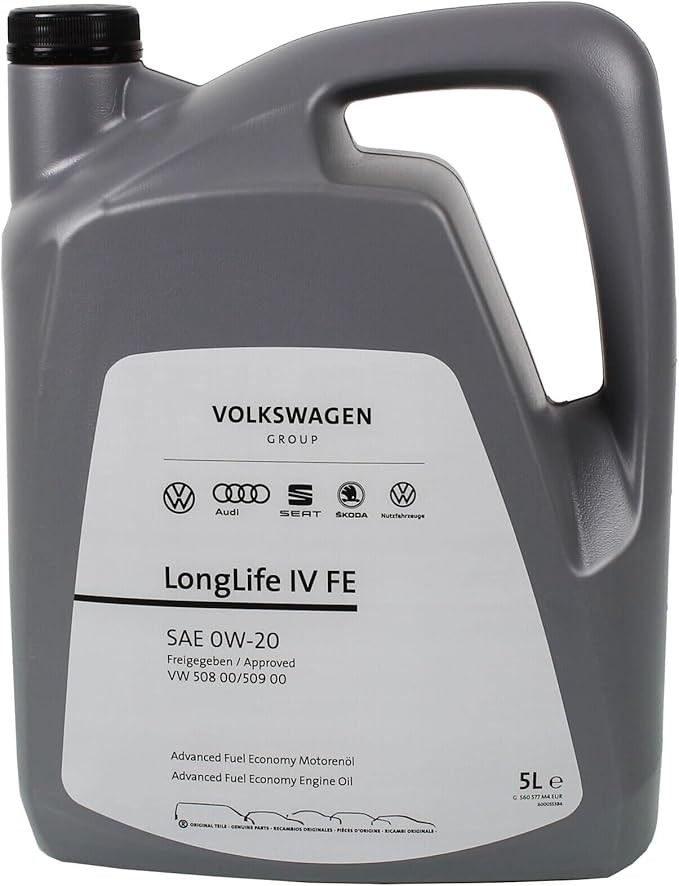 OLIO MOTORE 5L LONGLIFE 4 VISCOSITA' SAE 0W20 VOLKSWAGEN GROUP GS60577M4EUR