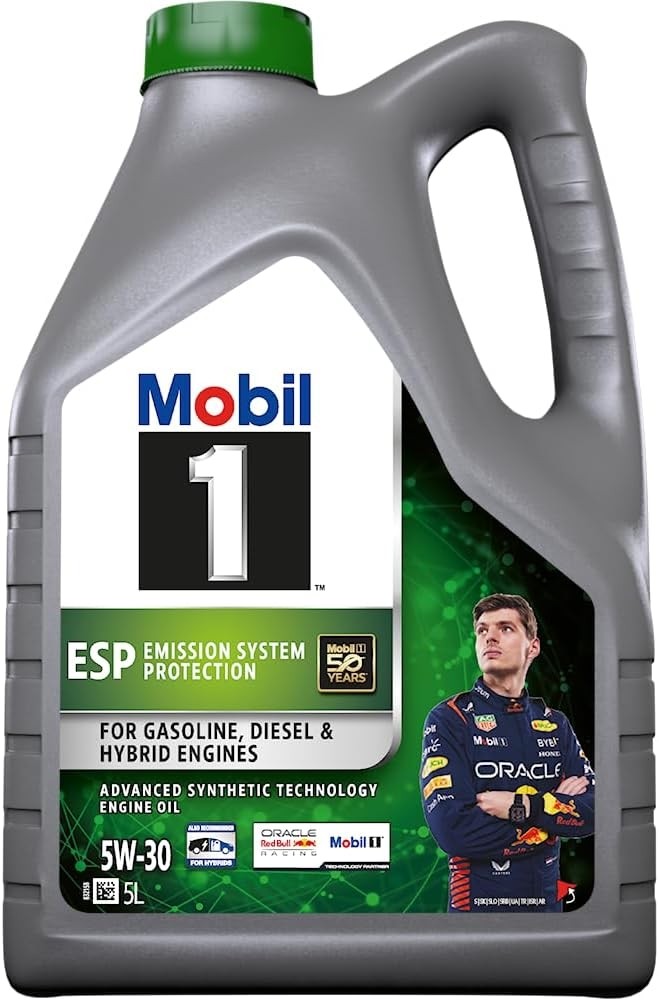 OLIO MOTORE MOBIL ESP 5W-30 COMPLETAMENTE SINTETICO 5 LT MOBIL 43607