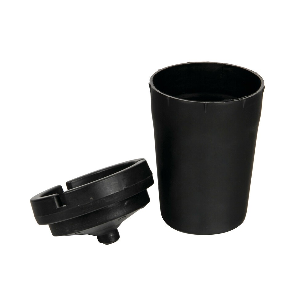 POSACENERE AUTO-ESTINGUENTE A BARATTOLO NERO LAMPA 65465