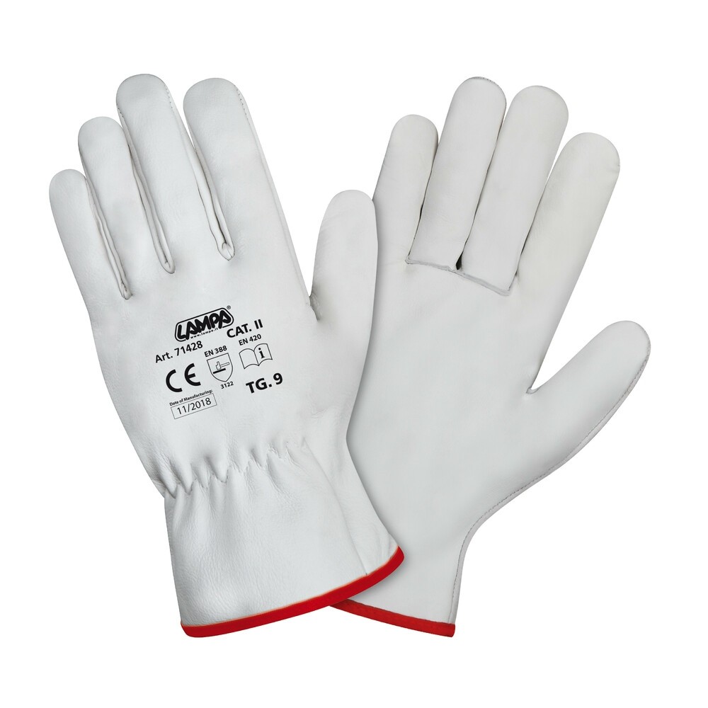 GUANTI IN PELLE FIORE DI VITELLO - 9 LAMPA 71428