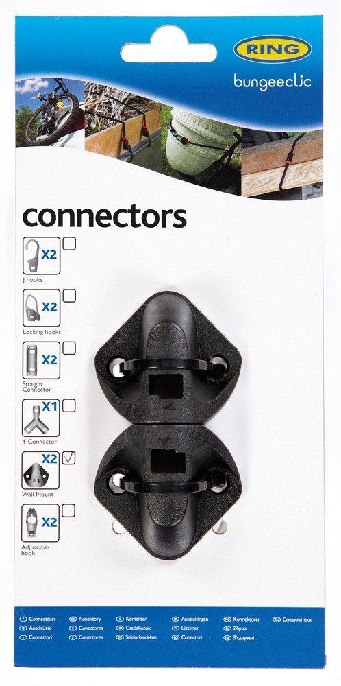 COPPIA CONNETTORI FISSAGGIO A PARETE RING RLS6