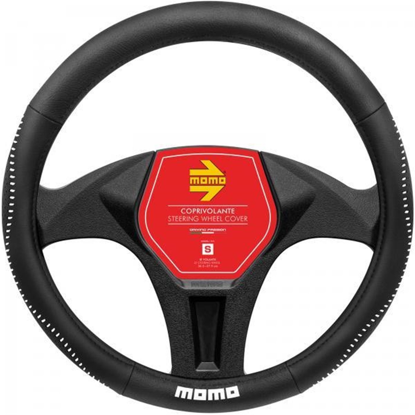 COPRIVOLANTE STREET NERO/BIANCO 36,5-37,9 CM MOMO SWC018BWS