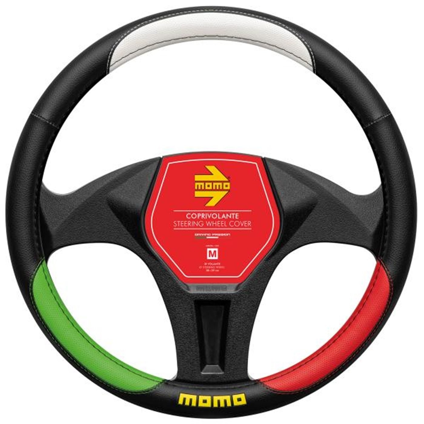 COPRIVOLANTE TRICOLORE 38-39 CM MOMO SWCTRICOL