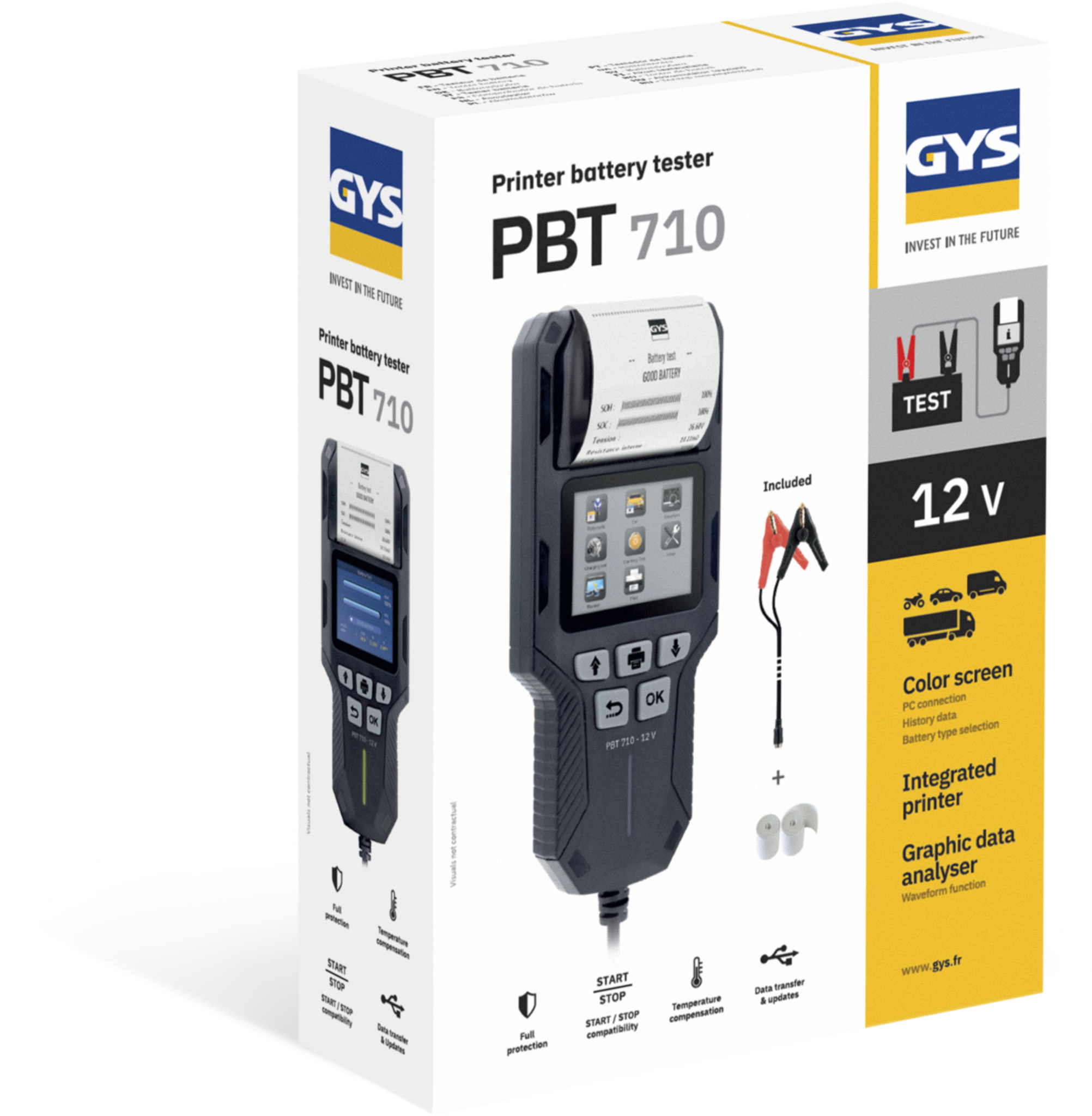 TESTER DI BATTERIE PBT 710 - START/STOP GYS 088849