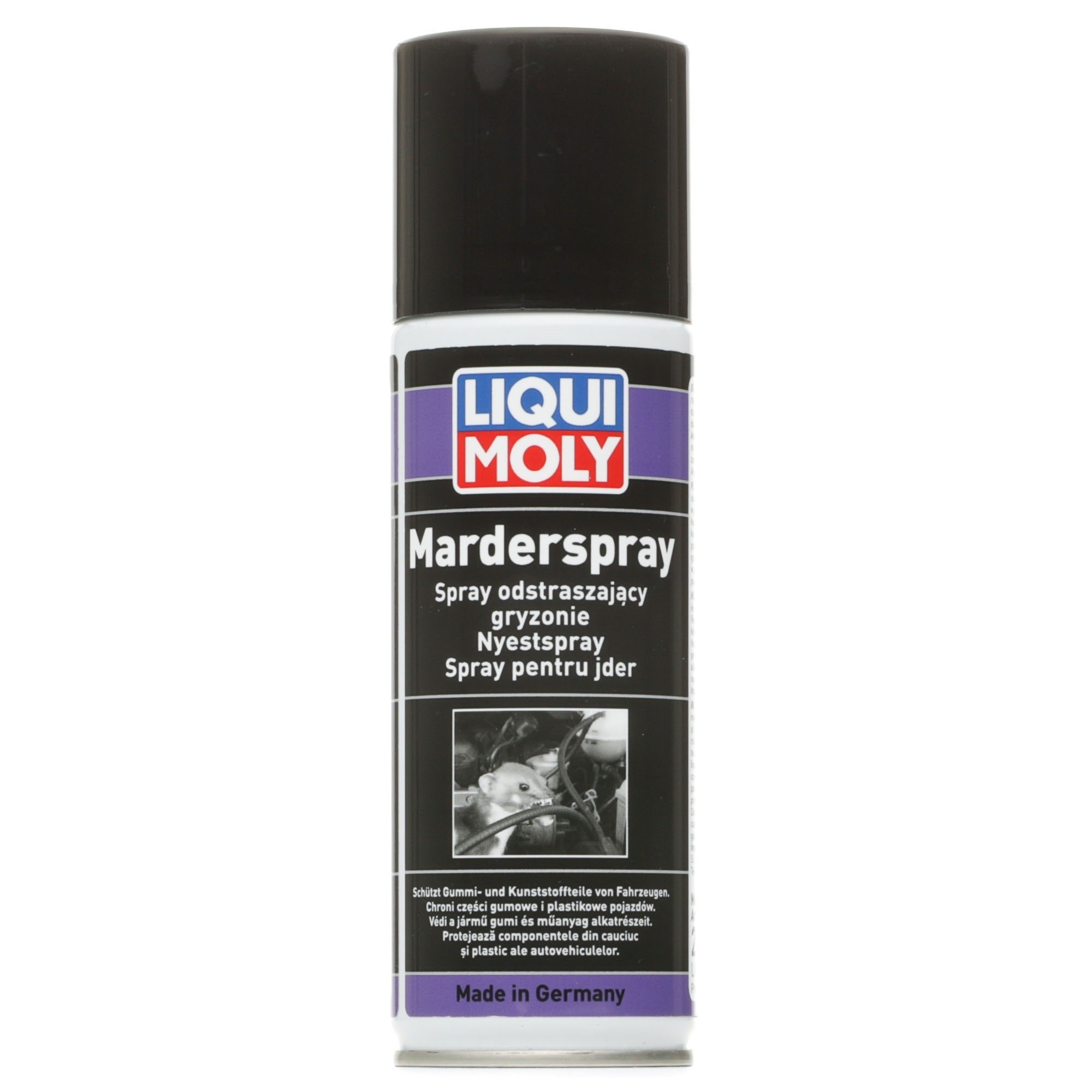 SPRAY REPELLENTE ANTI MARTORE RODITORI TOPI PROTEZIONE VANO MOTORE 200 ML LIQUI MOLY 1515