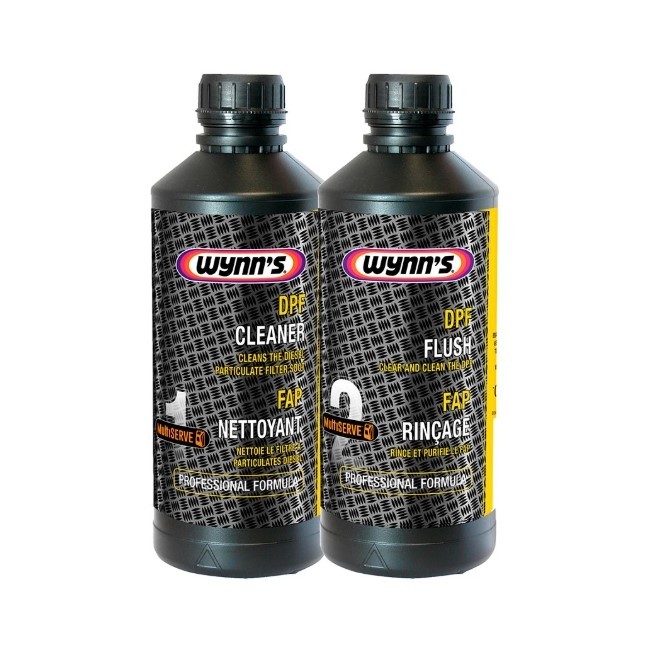 KIT PULIZIA DPF CLEANER+DPF FLUSH - FAP CLEANING KIT  WYNN'S 18784