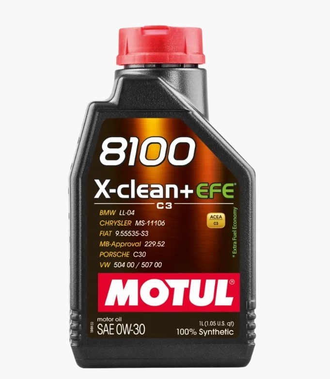 OLIO MOTORE 8100 X-CLEAN+ EFE 0W-30 MOTUL 111657