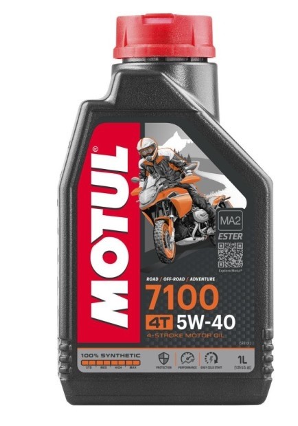 OLIO MOTORE MOTO  4T 7100 5W40 1 LT MOTUL 104086