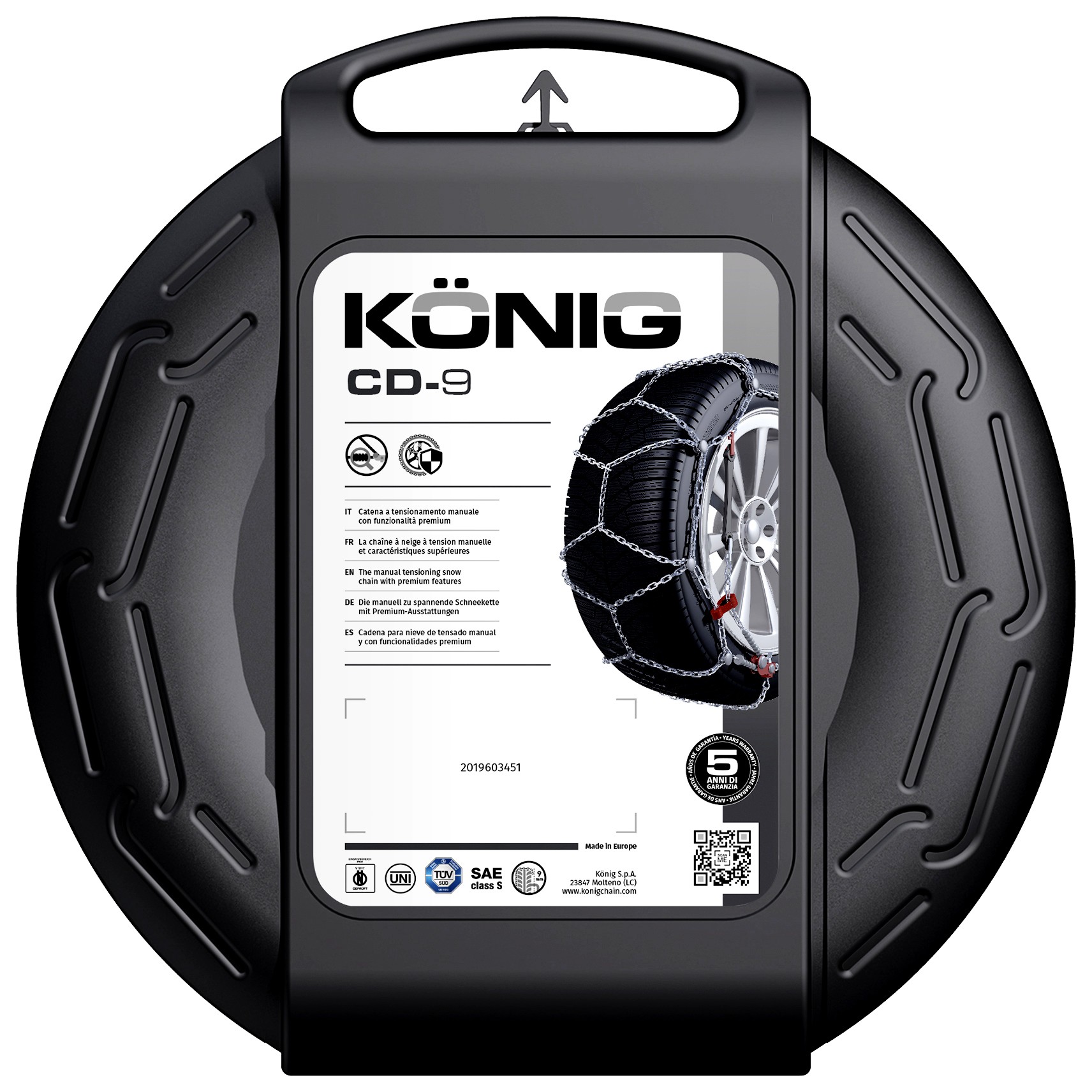 SERIE CATENE NEVE CD-9 080 KONIG