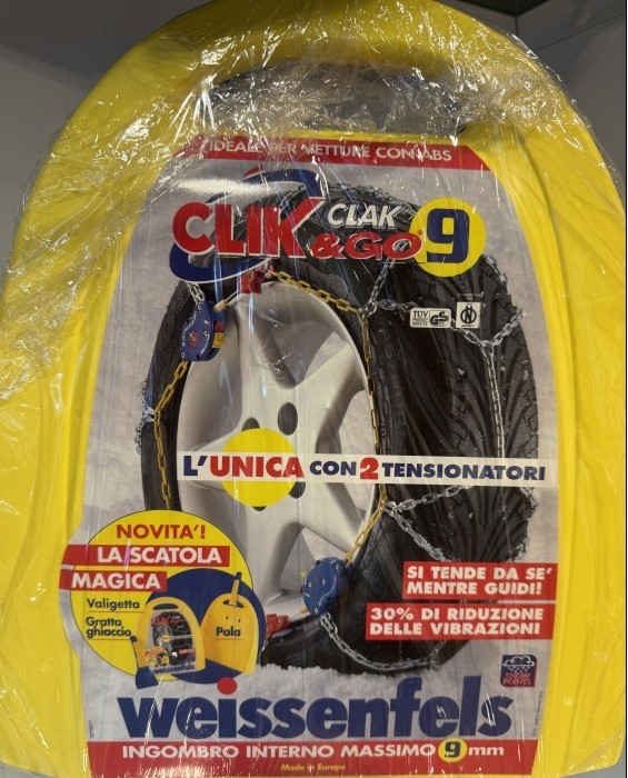 CATENE DA NEVE Click & Go WEISSENFELS 9mm  M41/09B