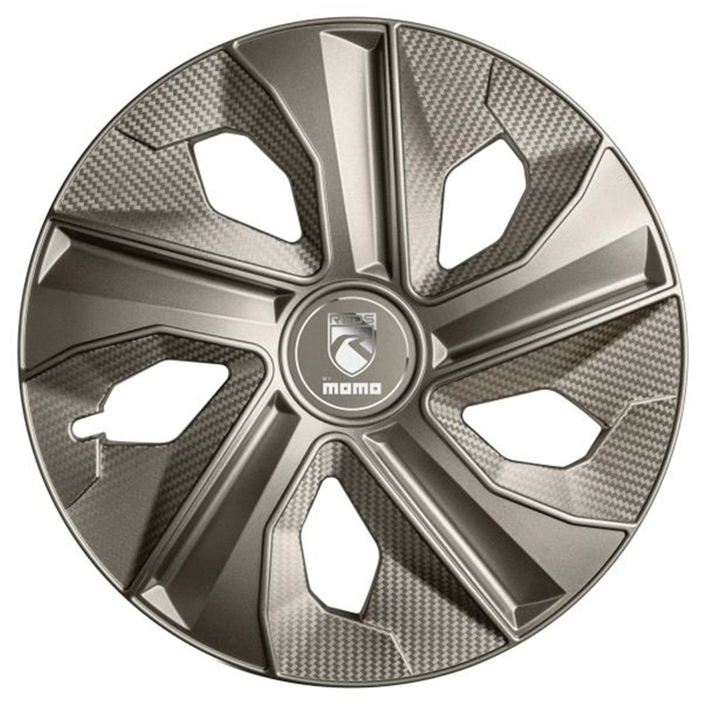 SET 4 COPRICERCHI UNIVERSALI 14'' RESISTENTI AGLI IMPATTI E AI GRAFFI MOMO MC0414