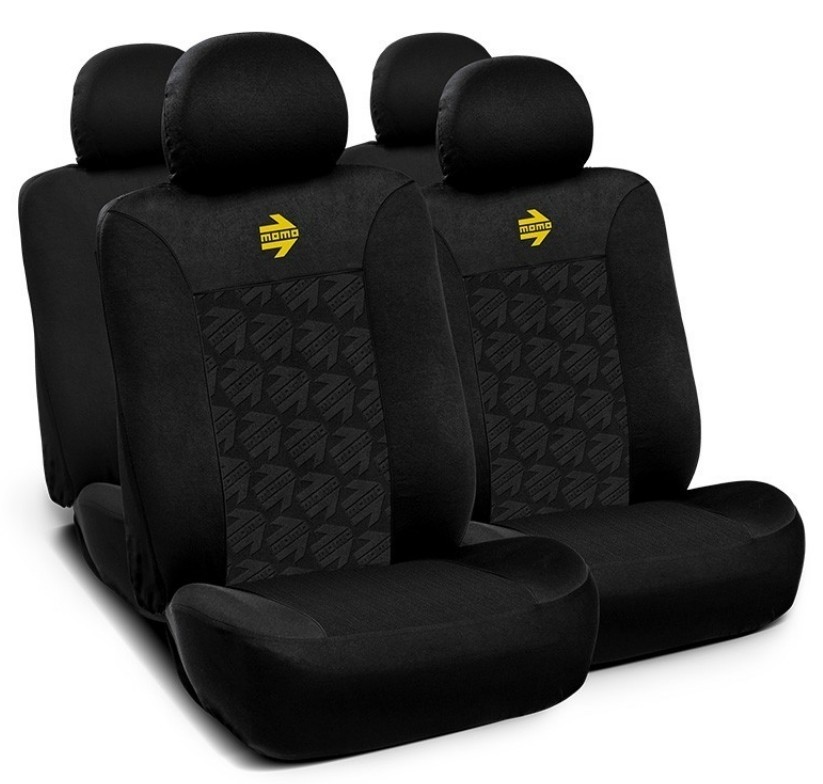 SET COMPLETO COPRISEDILI COMPOSTO DA 11 PZ  MOMO SC050BK