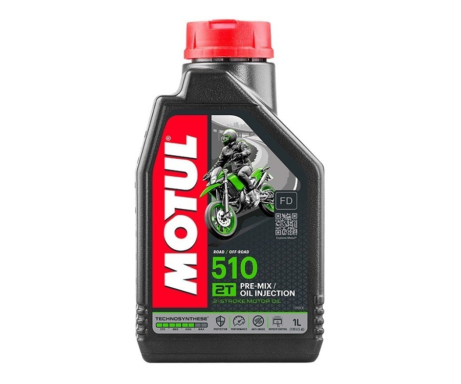 OLIO MOTORE ROAD/OFF-ROAD 510 2T PRE-MIX/OIL INJECTION  MOTUL 104028