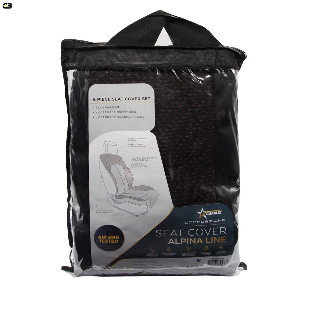 COPPIA COPRISEDILE ANTERIORE COMFORTLINE CARBLIX ALPINE LINE SCC200RD