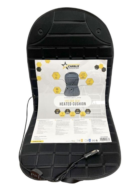 COPRISEDILE RISCALDANTE 12V CARBLIX SCC009BK