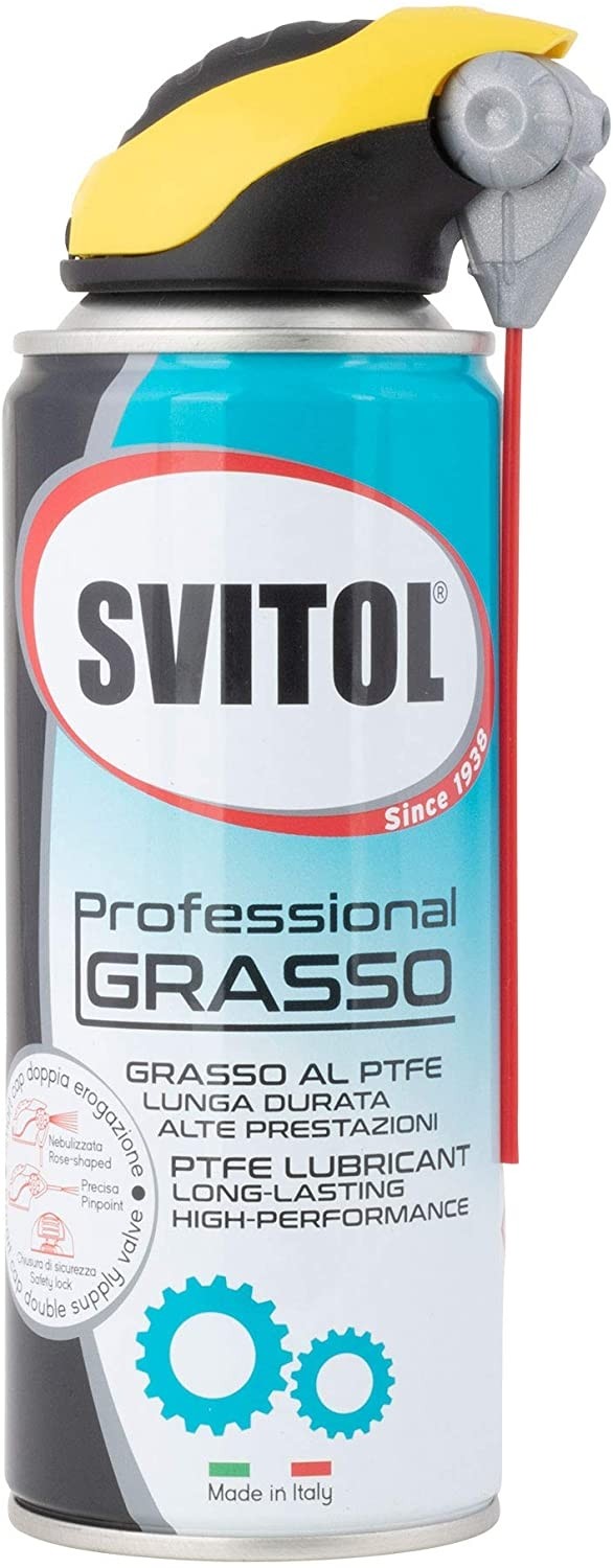 SPRAY PROFESSIONAL GRASSO AL PTFE 400 ML EROGATORE CON CANNUCCIA SVITOL 4120 