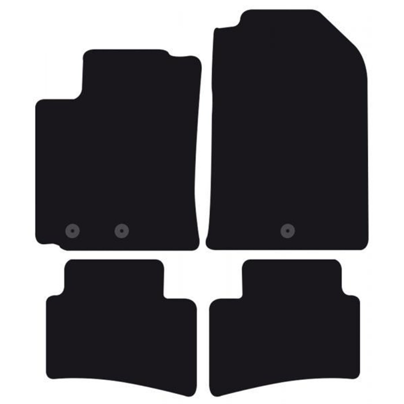 TAPPETI MOQUETTE TAILOR KIA RIO 17˃20, 20˃ - STONIC 17˃20, 20˃ CORA 131820