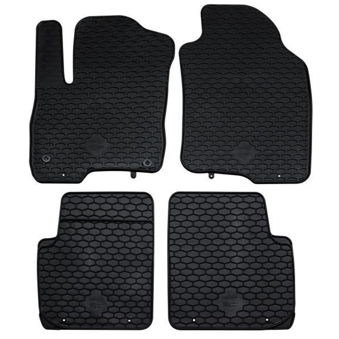 TAPPETI IN TPE GOMMA FIAT PANDA III dal 2012> ANCHE IBRIDA CORA 132389T