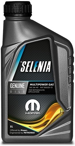 OLIO MOTORE MULTIPOWER GAS 5W40 1LT SELENIA MUG1