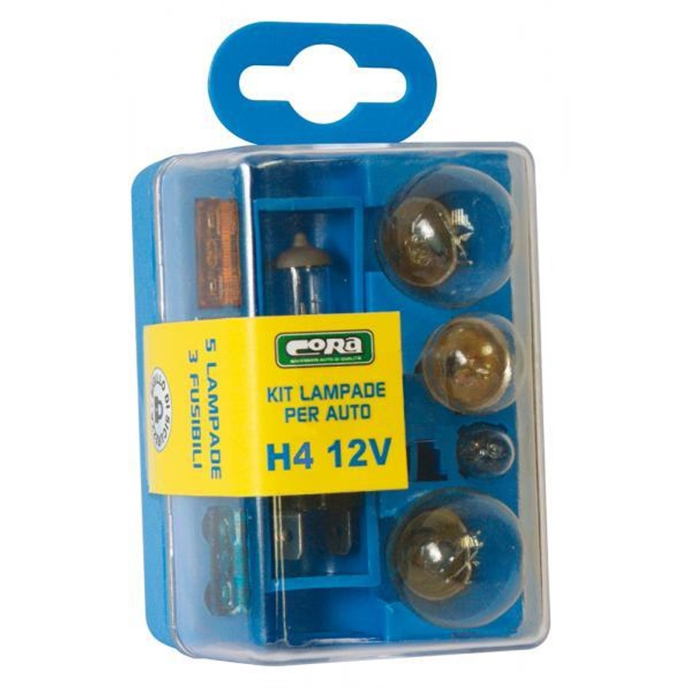 TROUSSE - KIT LAMPADINE DI RICAMBIO ALOGENA H4 CORA 000119005