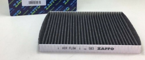 FILTRO ABITACOLO CARTUCCIA ZAFFO 583 