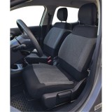 COPRISEDILI FODERINE ANTERIORI PERSONALIZZATI CITROEN C3 16> TESSUTO MILLEPUNTI ANTRACITE CORA 129185