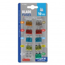 FUSIBILI LAMELLARI ASSORTITI 12/32V SET DA 10 PZ   LAMPA 70080