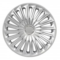 SET 4 COPRICERCHI UNIVERSALI ALULLK JOY SILVER 15'' CORA 42645