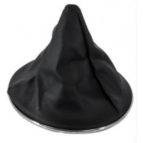 CUFFIA PER LEVA CAMBIO CON CORNICE CROMATA COLORE NERO FIAT 500 07>15, 15> CORA 6930505