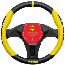 COPRIVOLANTE FUN NERO/GIALLO 38-39 CM MOMO SWC0FUNBY