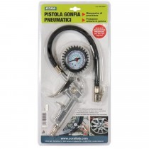 PISTOLA GONFIA PNEUMATICI CON MANOMETRO CORA 120004