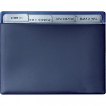 CUSTODIA PER DOCUMENTI CON BUSTE SCOMPARTI SEPARATI CORA 120271