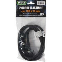COPPIA CORDE ELASTICHE 100 CM CORA 120153