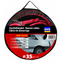 CAVI DI AVVIAMENTO PRO 700A (4L/7L) - MORSETTI ISOLATI - Ø35mm² - 2 x 4,5m GYS 056343