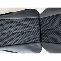 COPPIA COPRISEDILE ANTERIORE CONSISTENTE E TRASPIRANTE NERO