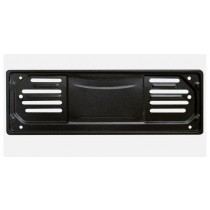 PORTATARGA 99> METALLO ANTERIORE COLORE NERO  CORA 116001