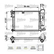 RADIATORE RAFFREDAMENTO MOTORE CITROEN BERLINGO PEUGEOT RANCH 1.1  VALEO 731295