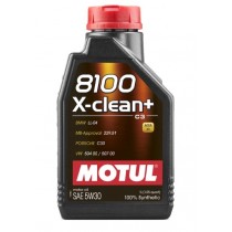 OLIO MOTORE 8100 X-CLEAN + BMW PORSCHE VW  5W-30 1 LT MOTUL 106376