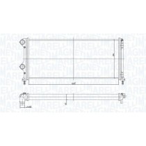 RADIATORE RAFFREDAMENTO MOTORE FIAT DOBLO' CARGO MAGNETI MARELLI BM1872