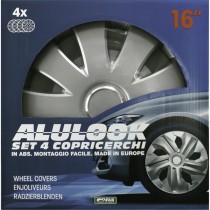SET 4 COPRICERCHI 16'' ALULOOK AURORA  UNIVERSALI CORA 40346