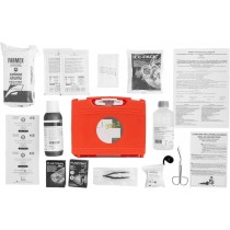 VALIGETTA PRONTO SOCCORSO KIT 18 PEZZI OMOLOGATA  ECPCAR 388.2