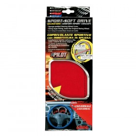 COPRIVOLANTE IN MICROFIBRA SPORT DRIVE ROSSO U - DIAM. 37/41 PILOT 33053