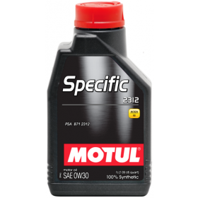 OLIO MOTORE SPECIFIC 2312 0W30 C2 1 LITRO MOTUL 106413