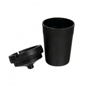 POSACENERE AUTO-ESTINGUENTE A BARATTOLO NERO LAMPA 65465