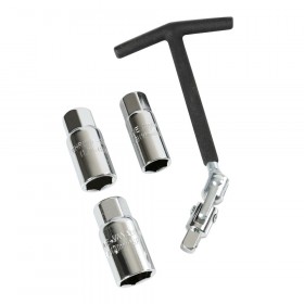 CHIAVE SVITACANDELE SNODABILE 16+18+21 MM  LAMPA 65882