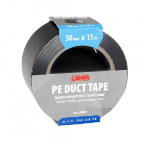 NASTRO ADESIVO TIPO "AMERICANO" 5 CM X 15 MT NERO LAMPA 98881