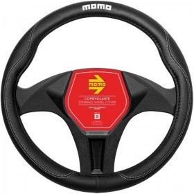 COPRIVOLANTE COMFORT NERO/BIANCO 36,5-37,9 CM MOMO SWC011BWS