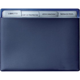 CUSTODIA PER DOCUMENTI CON BUSTE SCOMPARTI SEPARATI CORA 120271